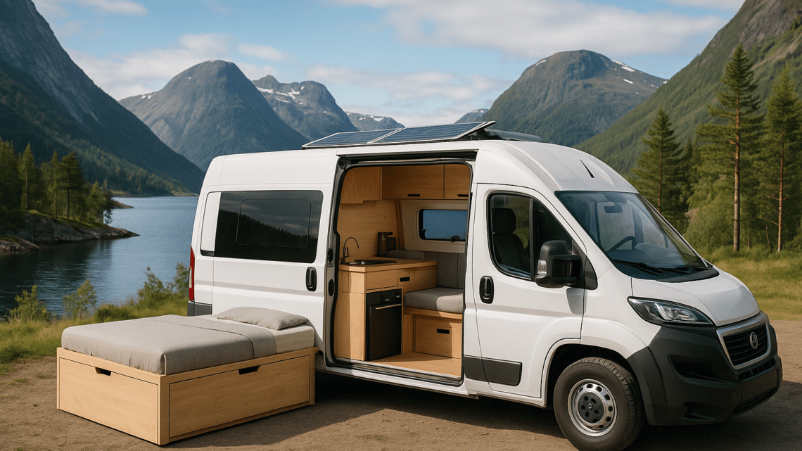 Entdecke Skandinavien, flexibel und komfortabel: Die besten Ausbaumodule für deinen Camper