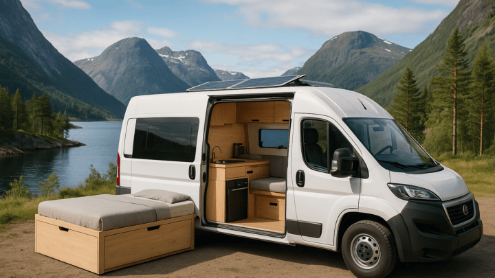 Entdecke Skandinavien, flexibel und komfortabel: Die besten Ausbaumodule für deinen Camper