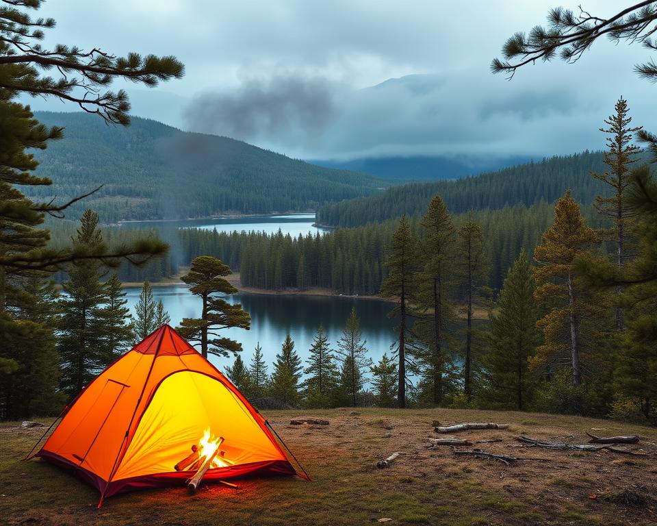 Camping in Finnland Nuuksio Nationalpark
