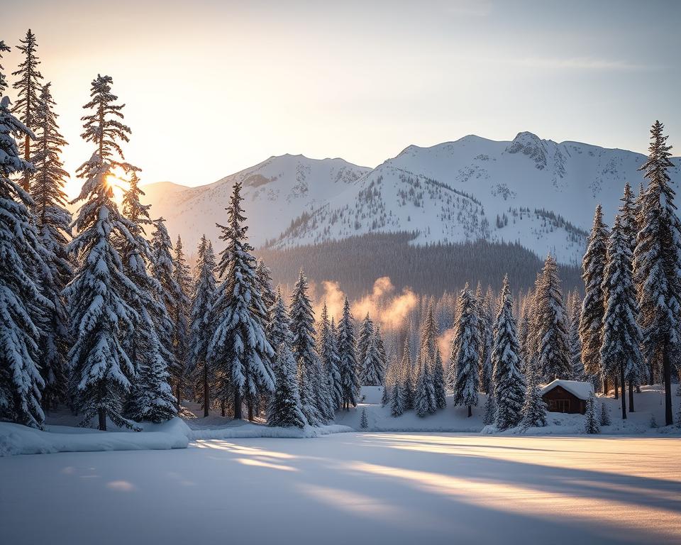 Lappland Winterlandschaft