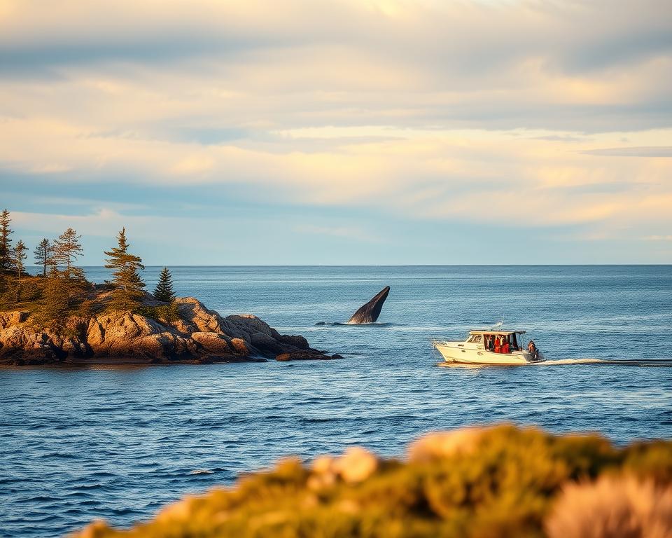 Nachhaltiger Ökotourismus Walbeobachtung