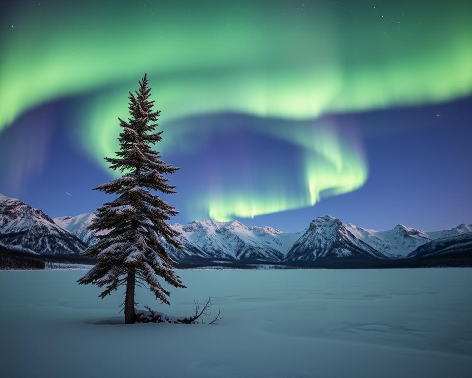 Nordlichter in Lappland