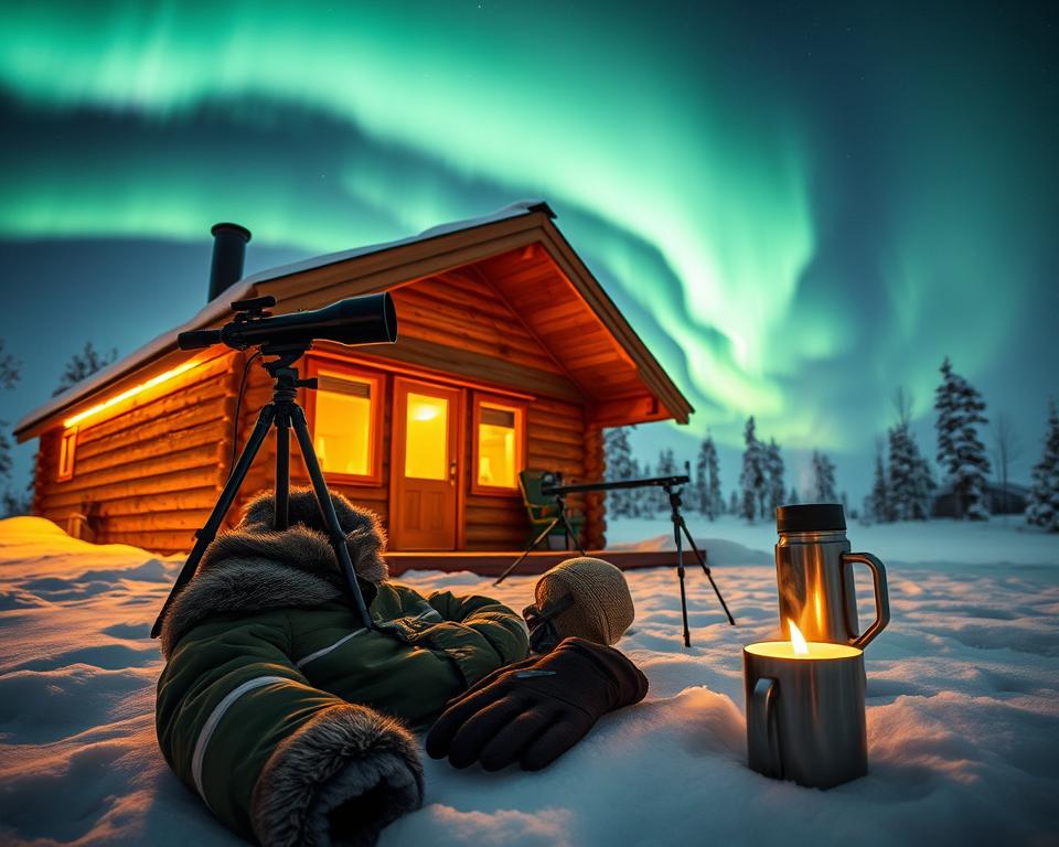 Polarlichter Ausrüstung für Nordlicht-Jagd