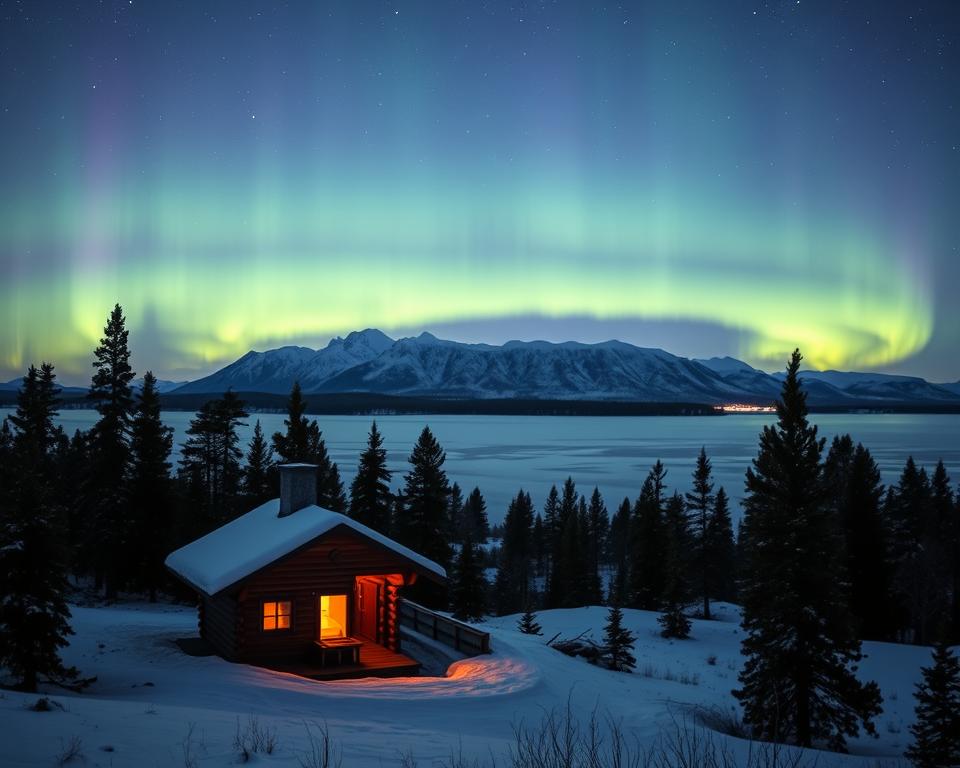 Polarlichter Unterkünfte in Lappland