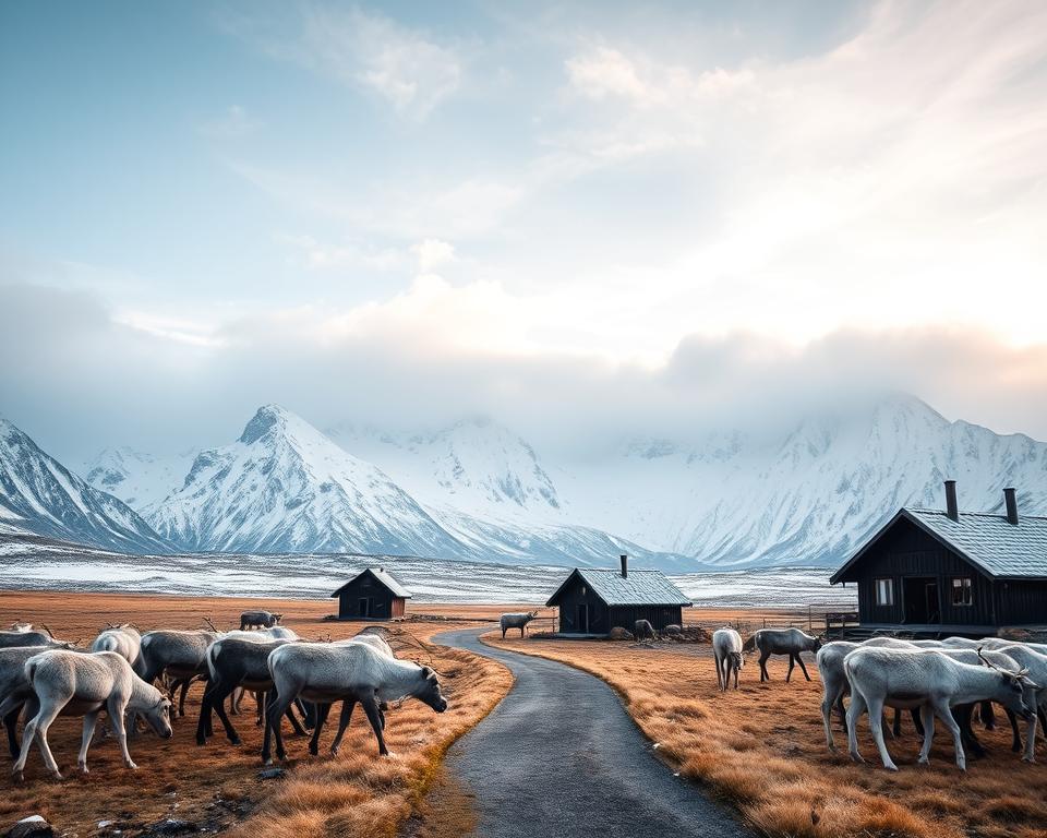 Rentier-Erlebniszentren in Schweden