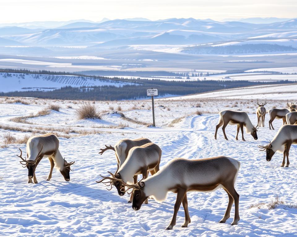 Rentierbeobachtung Verhaltensregeln