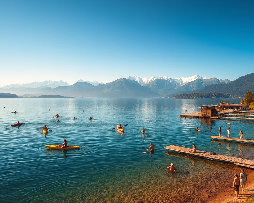 Wassersport am Inarisee