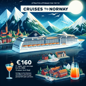 Kreuzfahrten Norwegen: Kreuzfahrt mit MSC Preziosa ab/an Hamburg 7 Nächte Premium-Plus-Schiff mit Vollpension Inkl. All Inclusive-Getränkepaket Easy