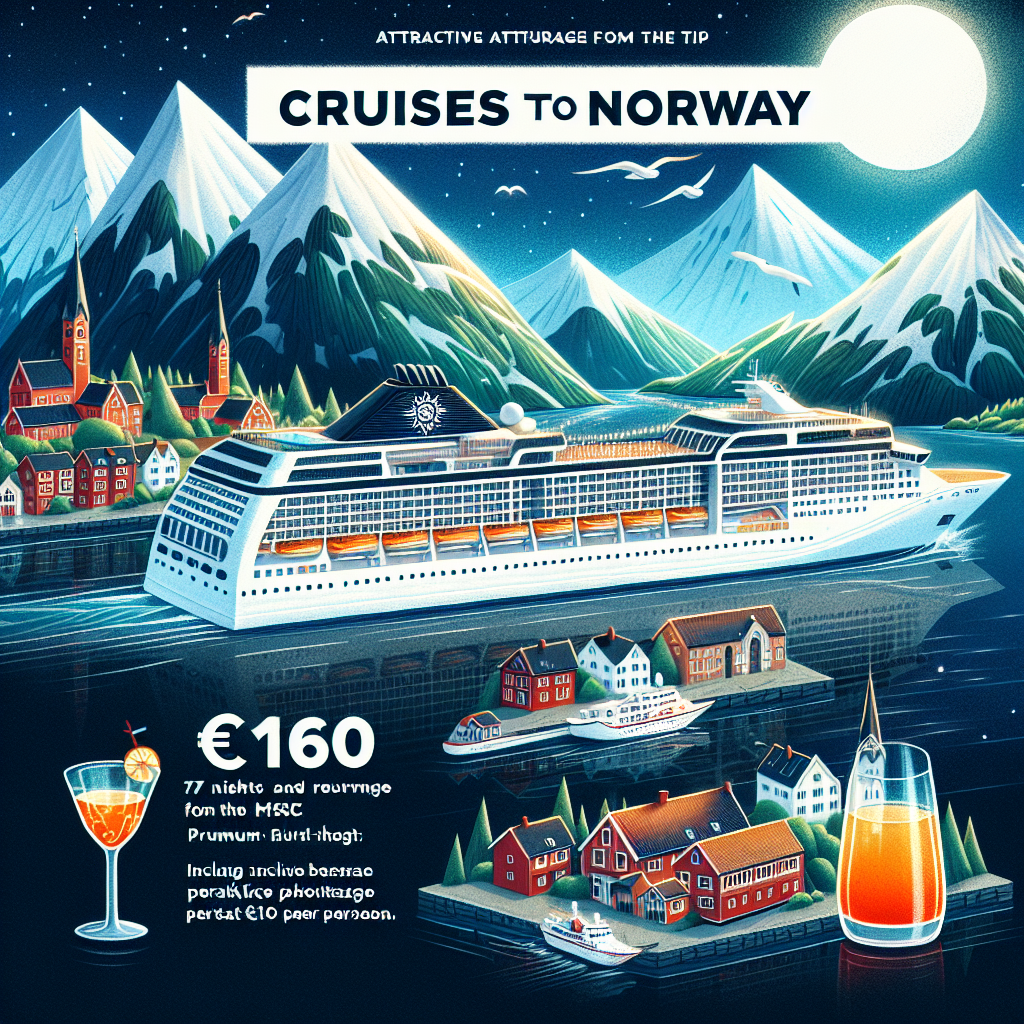 Kreuzfahrten Norwegen: Kreuzfahrt mit MSC Preziosa ab/an Hamburg 7 Nächte Premium-Plus-Schiff mit Vollpension Inkl. All Inclusive-Getränkepaket Easy Kreuzfahrten Norwegen: Kreuzfahrt mit MSC Preziosa ab/an Hamburg 7 Nächte Premium-Plus-Schiff mit Vollpension Inkl. All Inclusive-Getränkepaket Easy