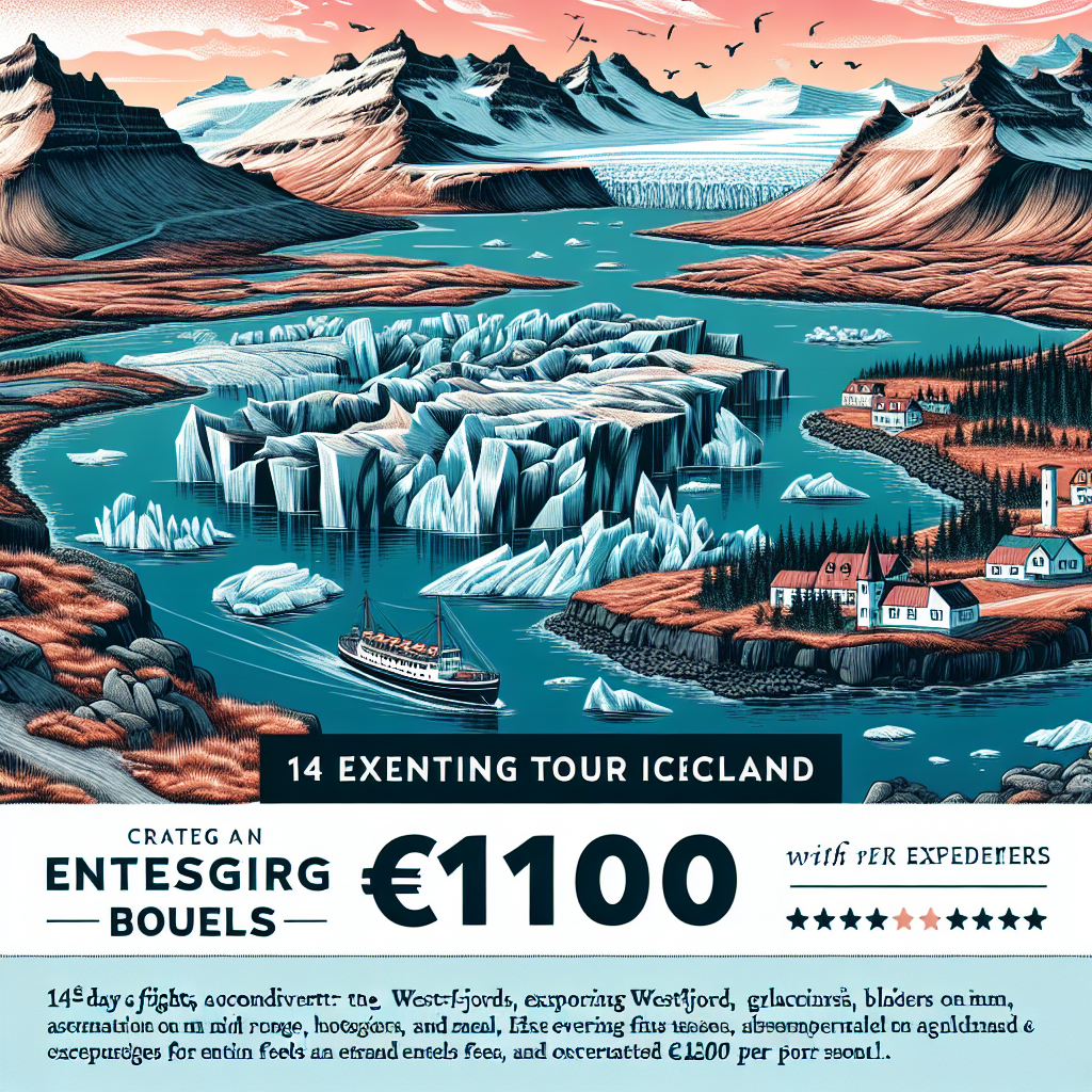 Rundreisen Island: Westfjorde, Gletscher und Vulkanträume 14-tägig inkl. Flüge Mittelklassehotels mit Verpflegung Inkl. Eintritte und Ausflüge i.