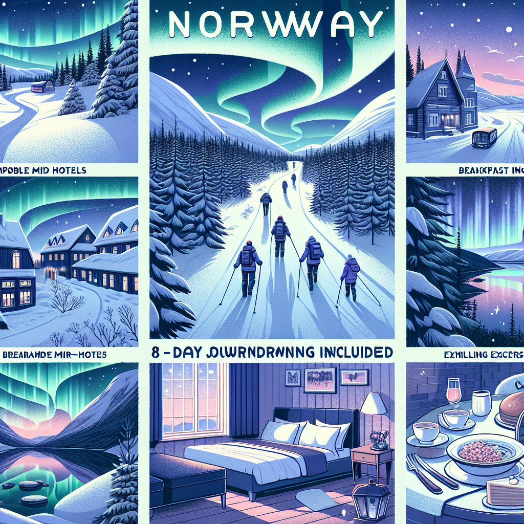 Rundreisen Norwegen: Dem Nordlicht entgegen auf Pfaden aus Schnee und Stille 8-tägig inkl. Flug Mittelklassehotels mit Frühstück Inkl. Ausflüge i. Rundreisen Norwegen: Dem Nordlicht entgegen auf Pfaden aus Schnee und Stille 8-tägig inkl. Flug Mittelklassehotels mit Frühstück Inkl. Ausflüge i.