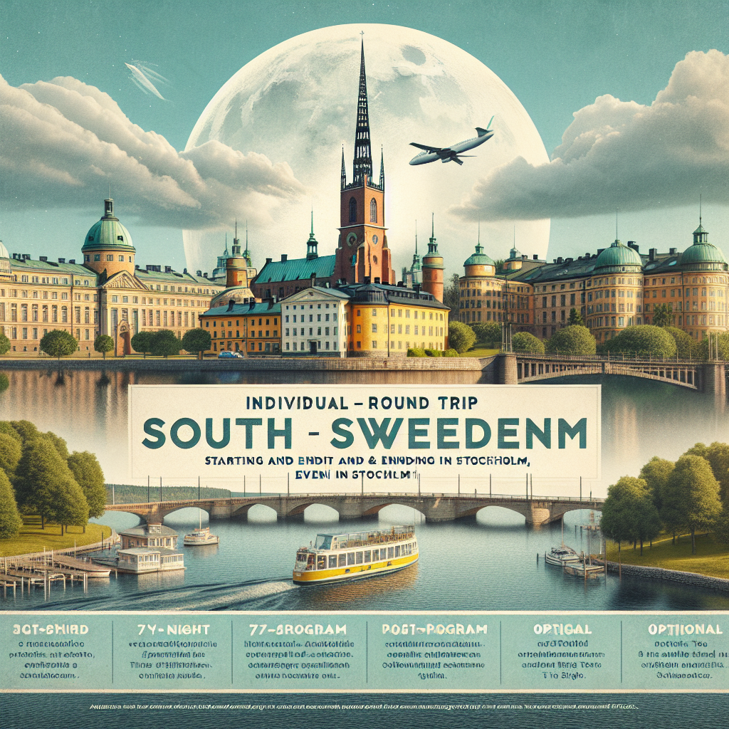 Rundreisen Schweden: Individuelle Rundreise ab/an Stockholm: Traumhaftes Südschweden 7 Nächte Vor- und Nachprogramm sowie weitere Reisebestandteile