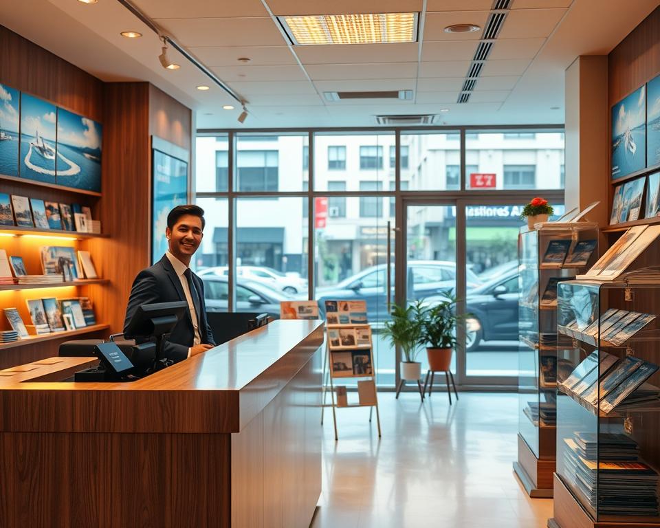 Service und Buchung Beratung