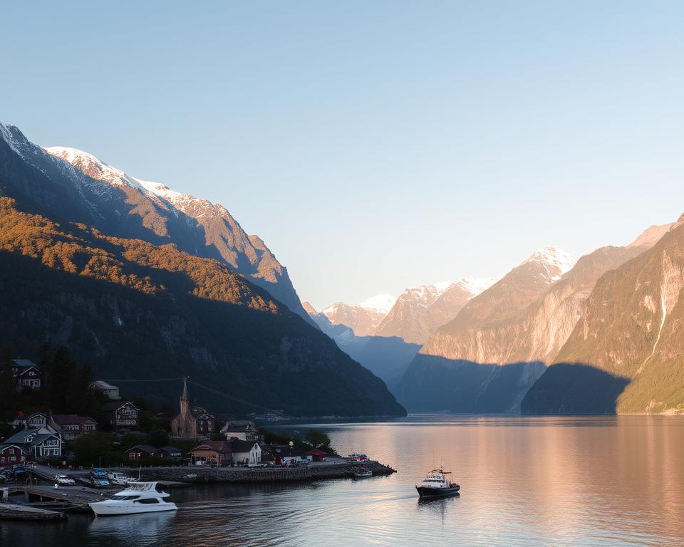 Aktivitäten an den Fjorden