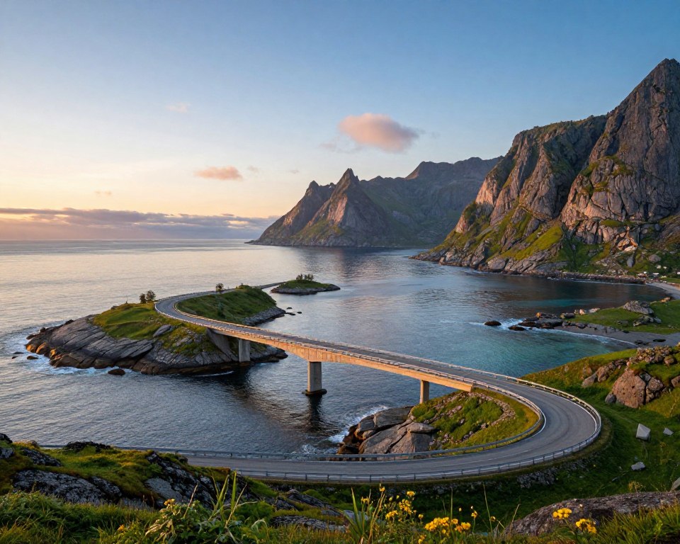 Norwegische Landschaftsroute Atlantikstraße Norwegische Landschaftsroute Atlantikstraße