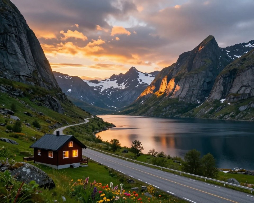 Norwegische Landschaftsrouten Übernachtung Norwegische Landschaftsrouten Übernachtung