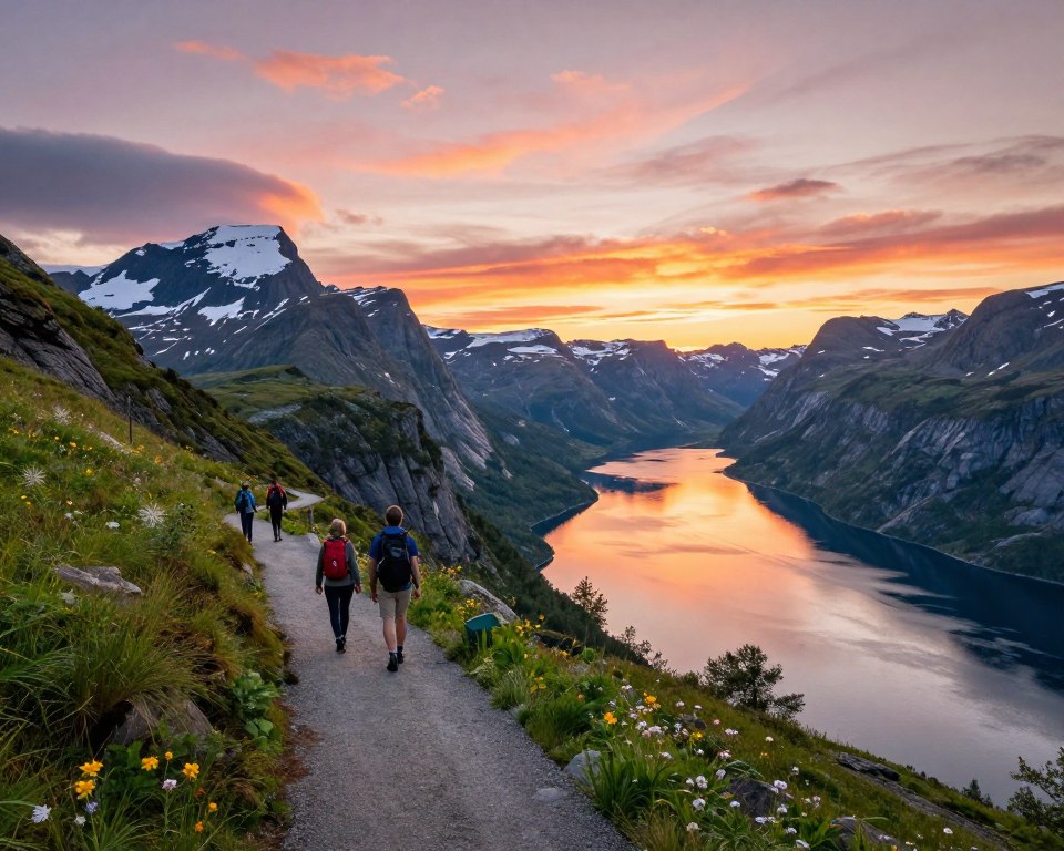 Wanderwege in Norwegen Landschaftsrouten Wanderwege in Norwegen Landschaftsrouten